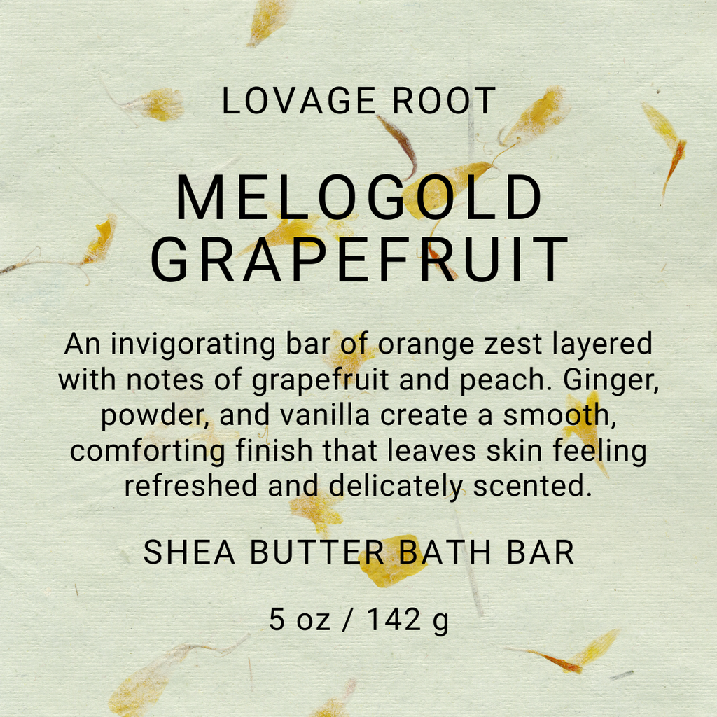 Shea Butter Bath Bar-Melogold Grapefruit