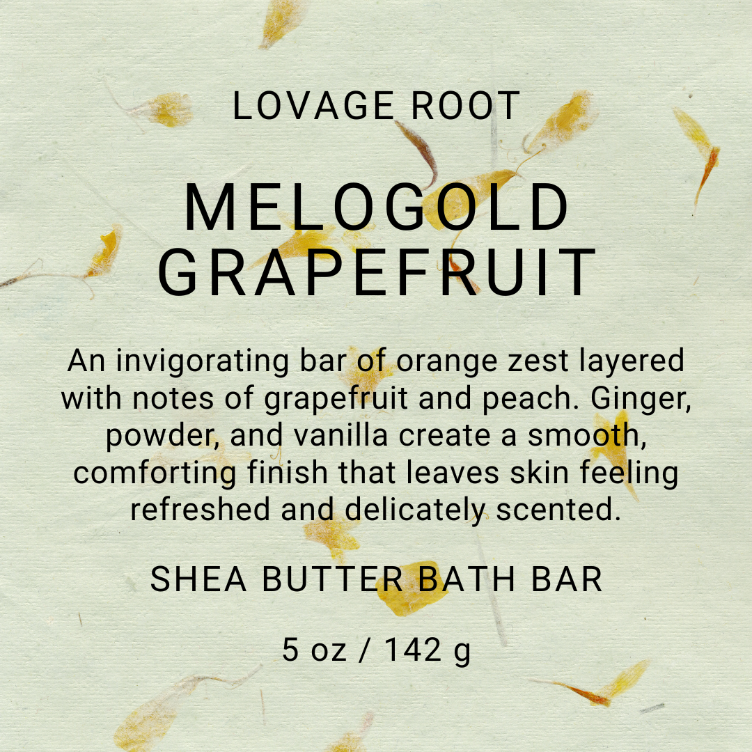 Shea Butter Bath Bar-Melogold Grapefruit