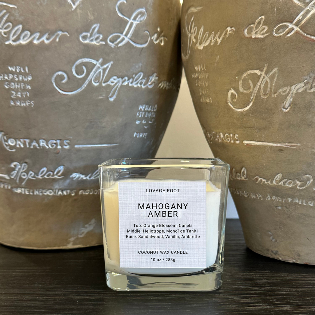 Coconut Wax Candle-Mahogany Amber