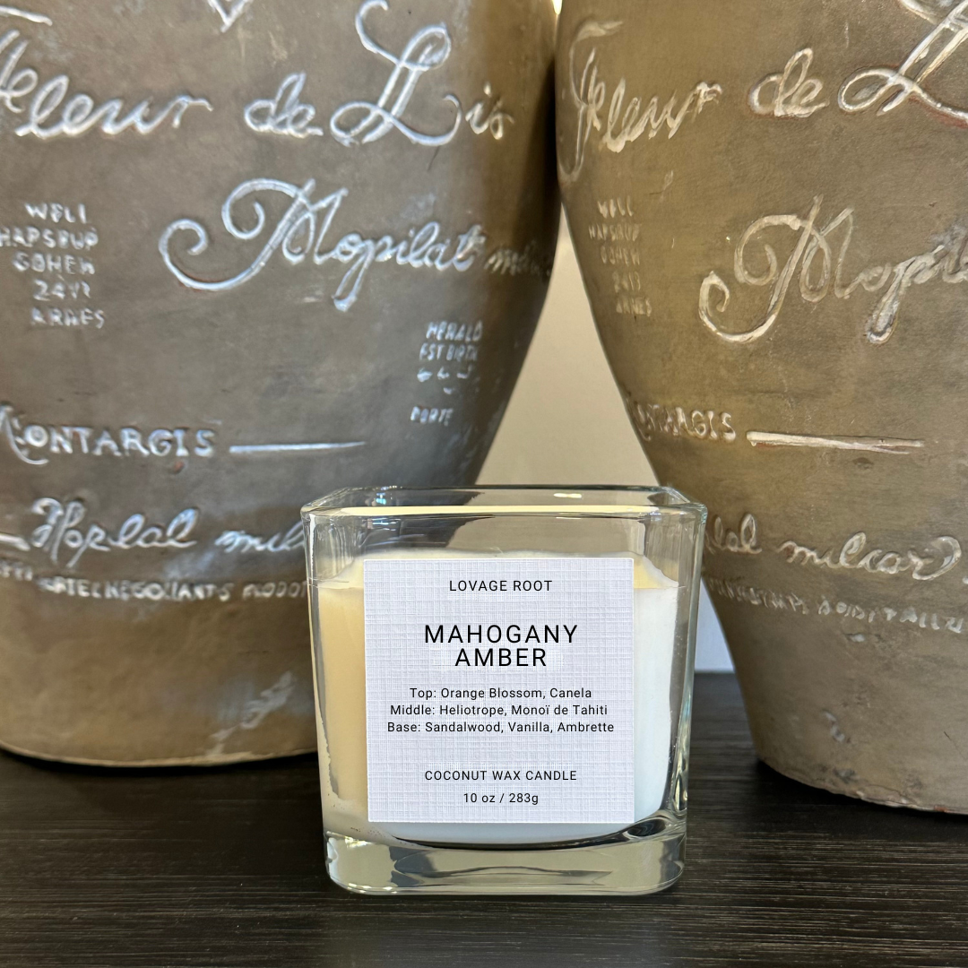 Coconut Wax Candle-Mahogany Amber