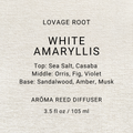 Arōma Reed Diffuser-White Amaryllis
