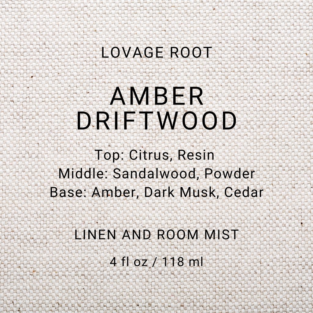 Linen and Room Mist-Amber Driftwood