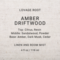 Linen and Room Mist-Amber Driftwood