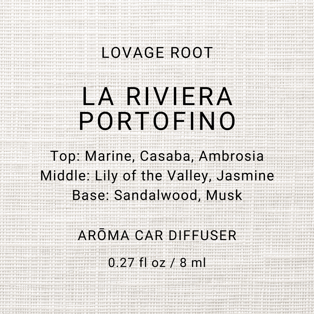 Arōma Car Diffuser-La Riviera Portofino