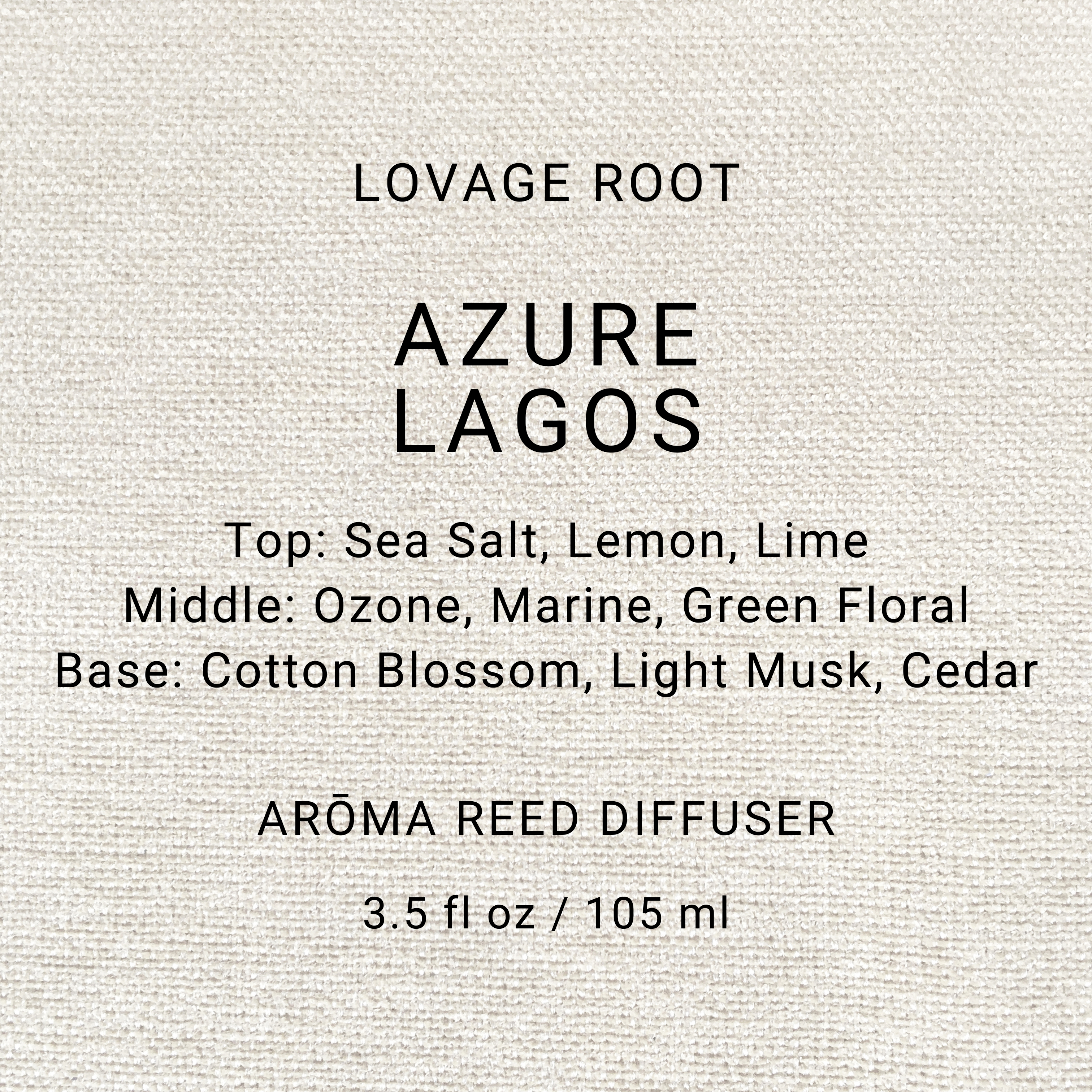 Arōma Reed Diffuser-Azure Lagos