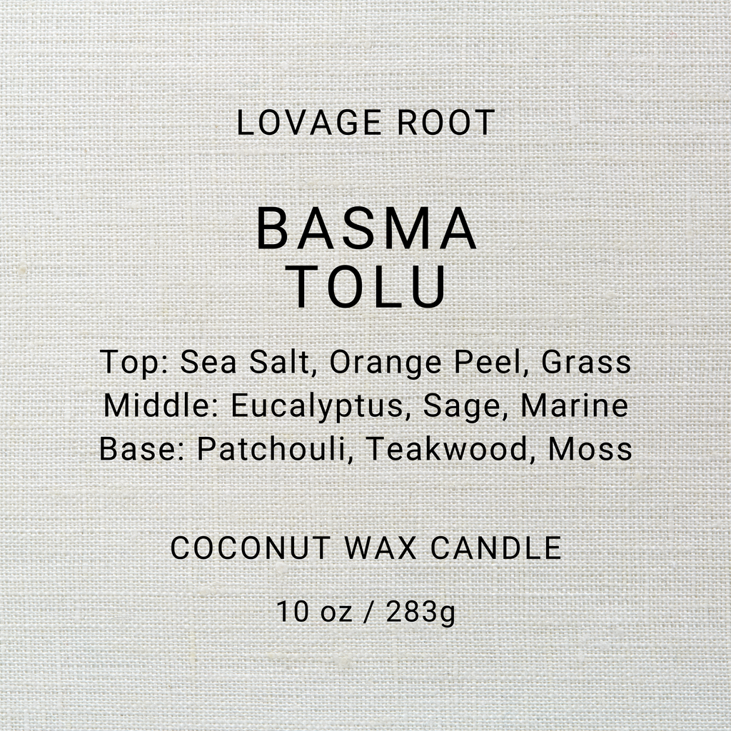 Coconut Wax Candle-Basma Tolu