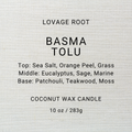 Coconut Wax Candle-Basma Tolu