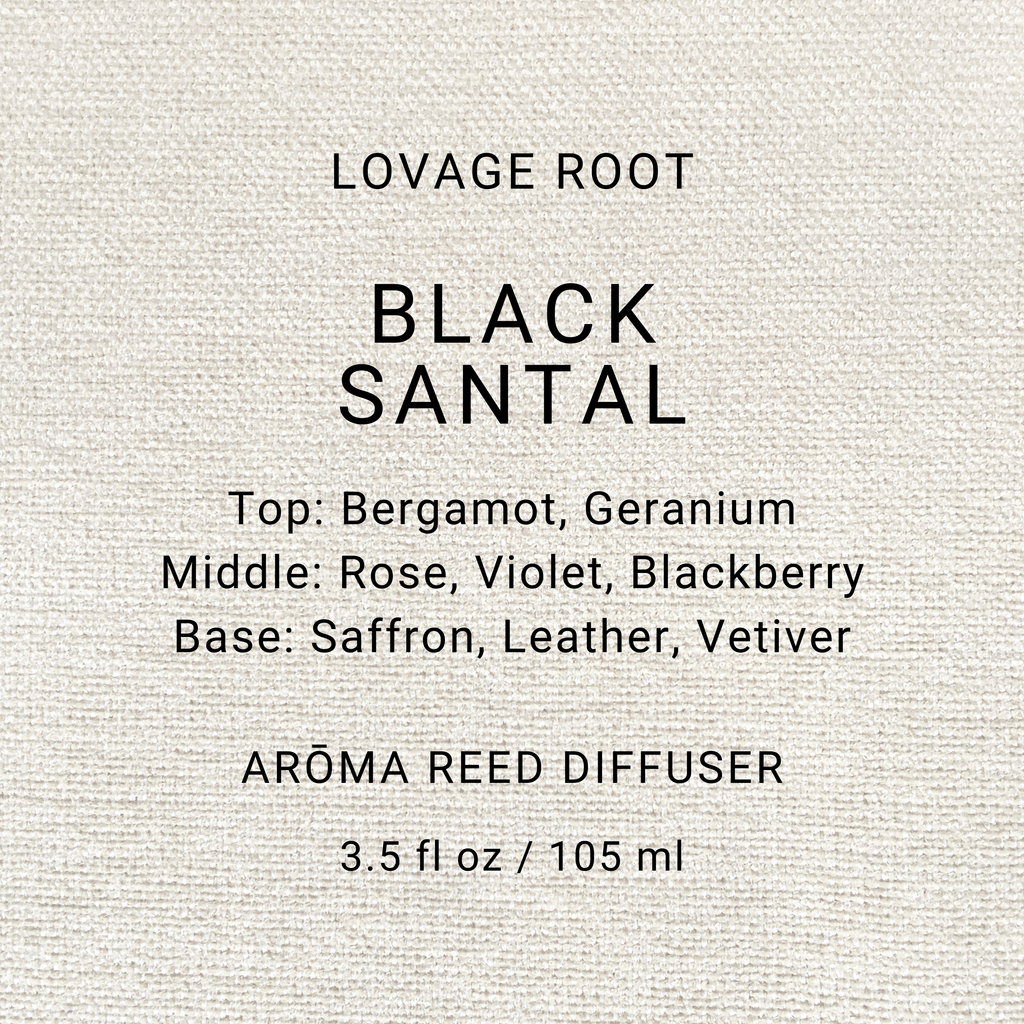 Arōma Reed Diffuser-Black Santal