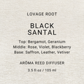 Arōma Reed Diffuser-Black Santal