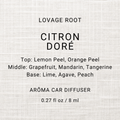 Arōma Car Diffuser-Citron Doré
