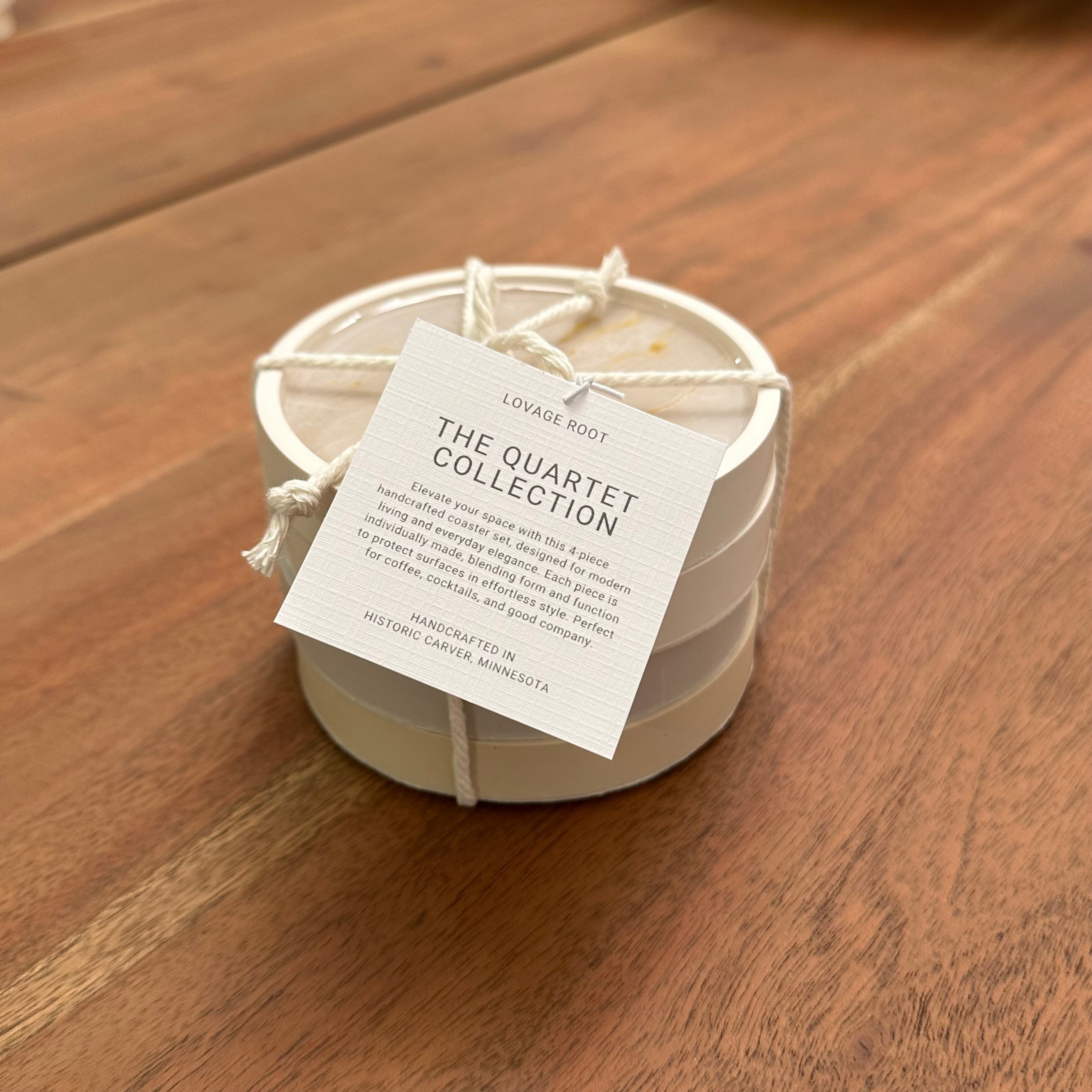 Handcrafted Coaster Set-Gemini