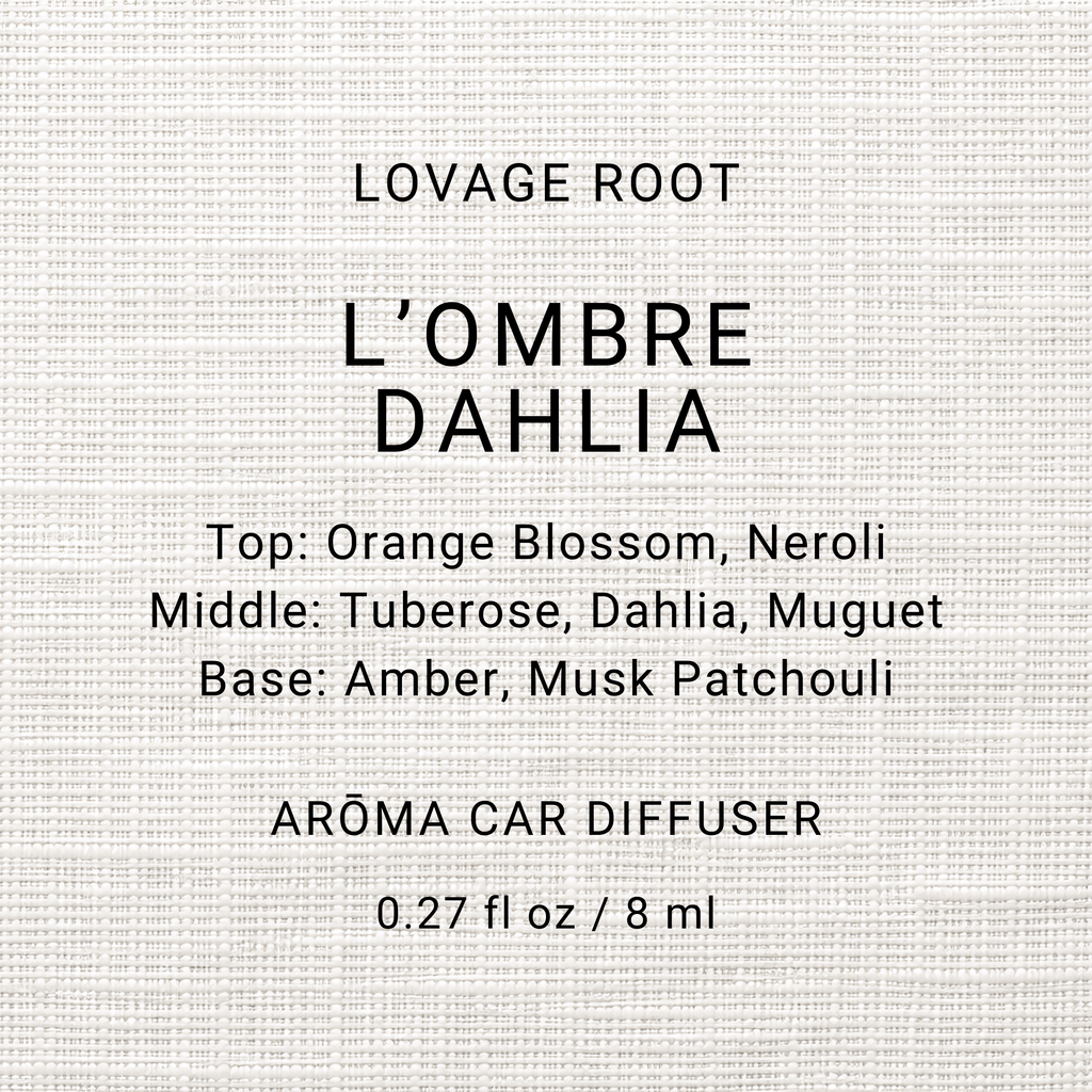 Arōma Car Diffuser-L'Ombre Dahlia