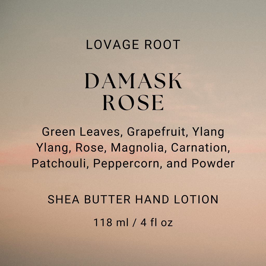 Shea Butter Hand Lotion-Damask Rose