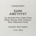 Coconut Wax Candle-Dark Amethyst