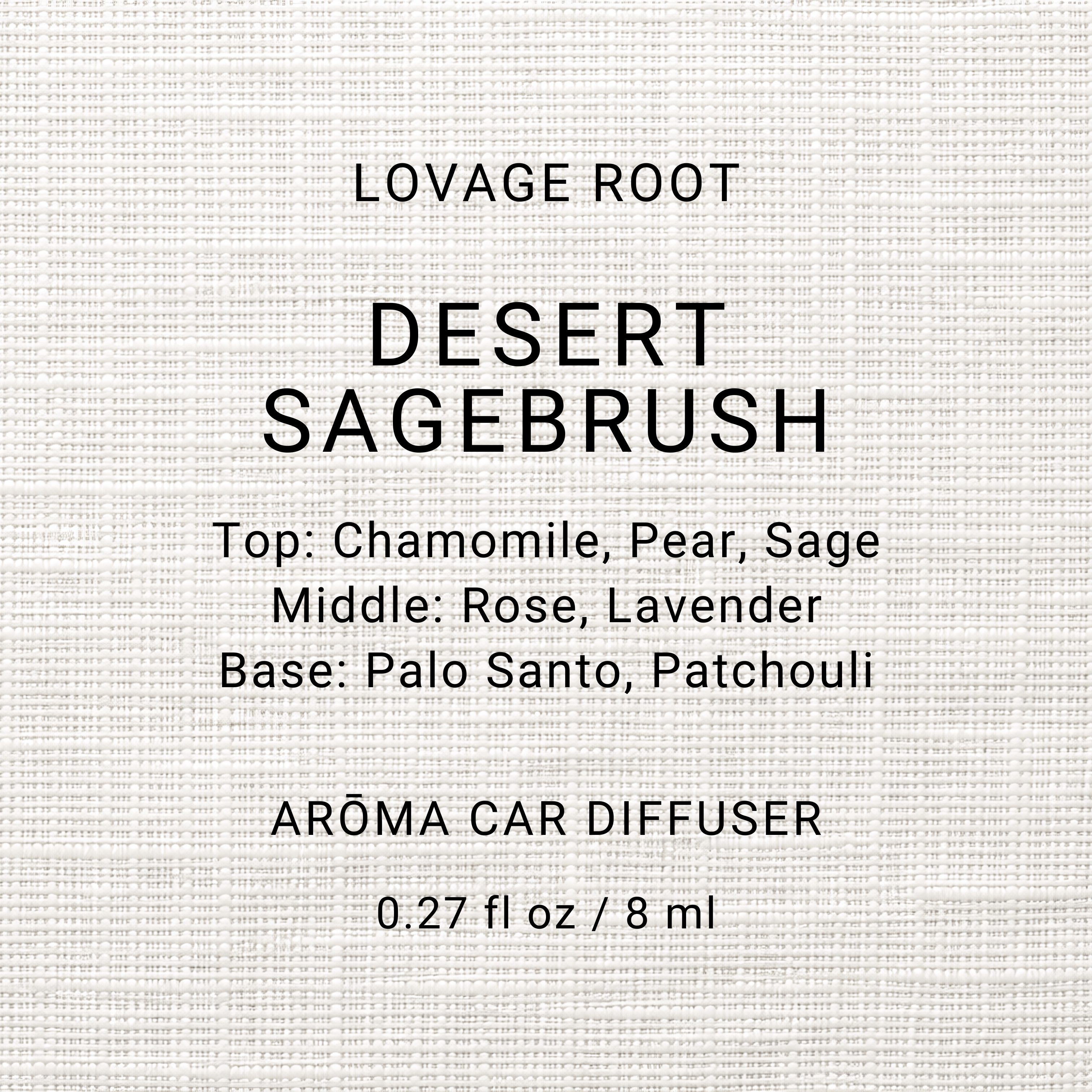 Arōma Car Diffuser-Desert Sagebrush