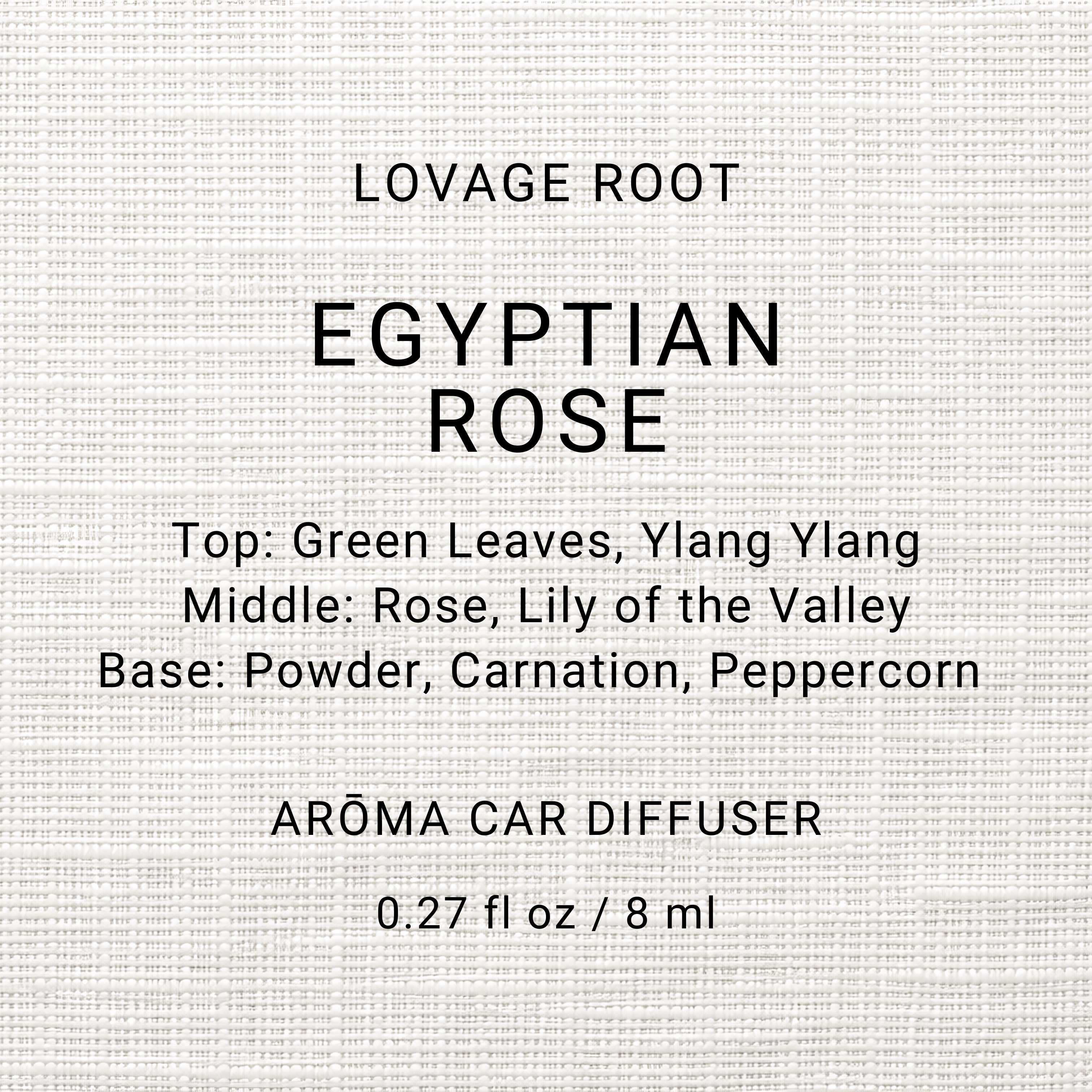 Arōma Car Diffuser-Egyptian Rose