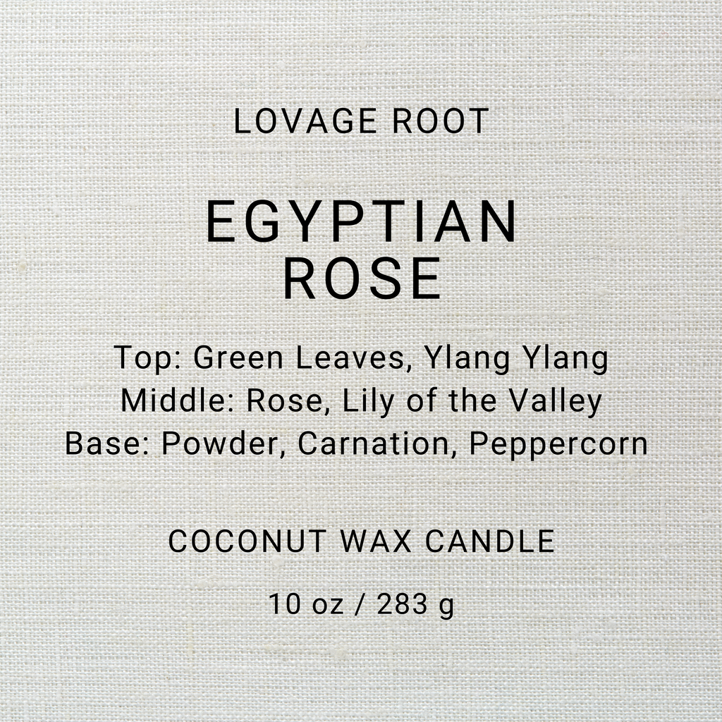 Coconut Wax Candle-Egyptian Rose