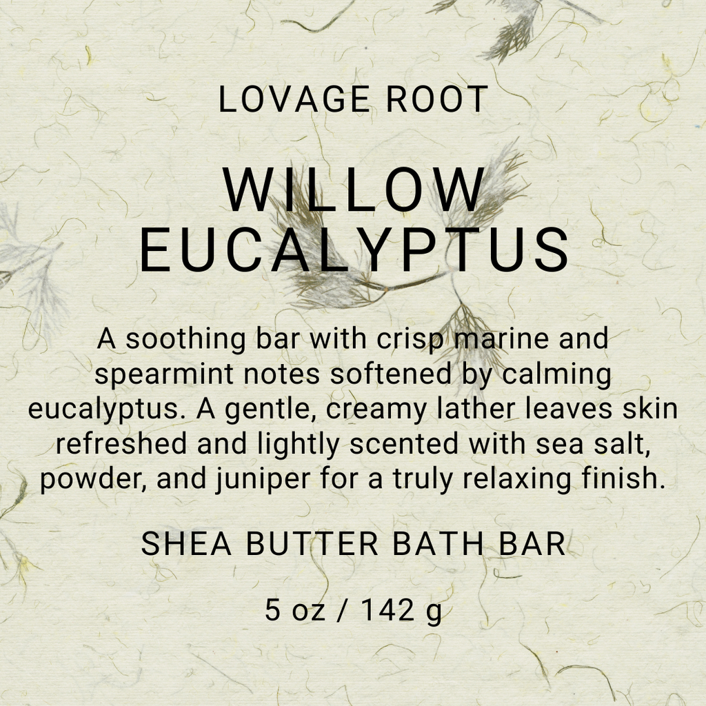 Shea Butter Bath Bar-Willow Eucalyptus