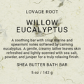 Shea Butter Bath Bar-Willow Eucalyptus