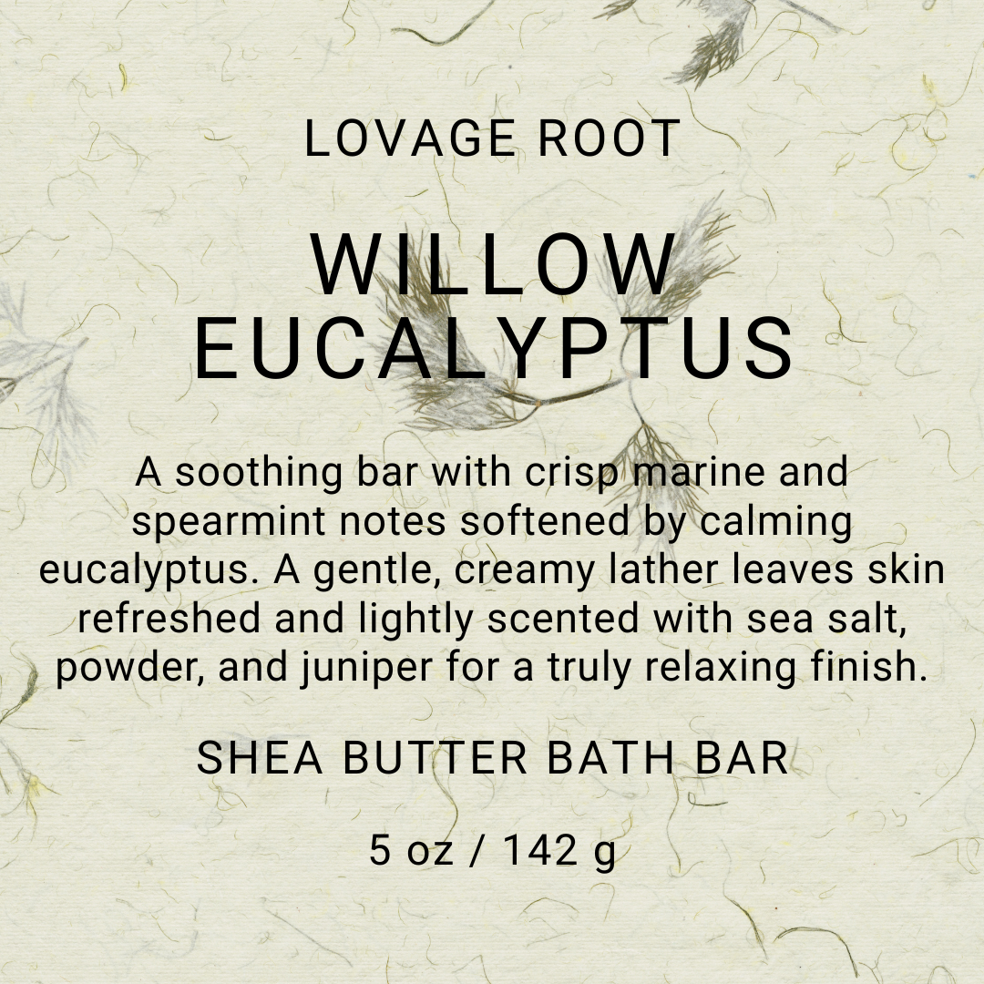 Shea Butter Bath Bar-Willow Eucalyptus