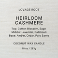 Coconut Wax Candle-Heirloom Cashmere