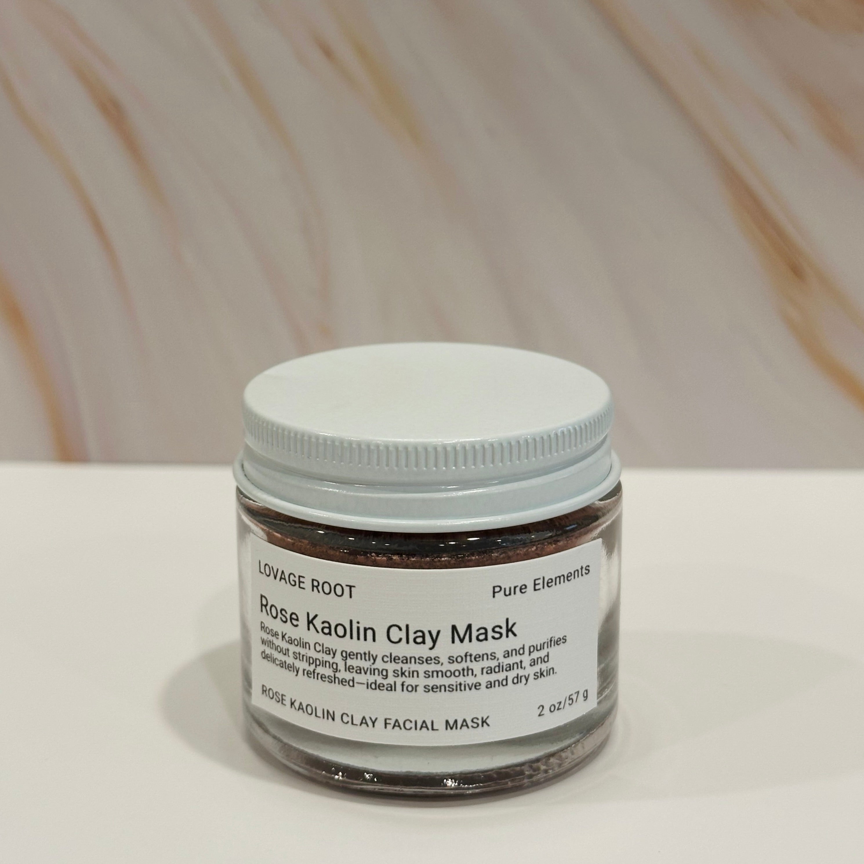 Facial Mask-Pure Rose Kaolin Clay