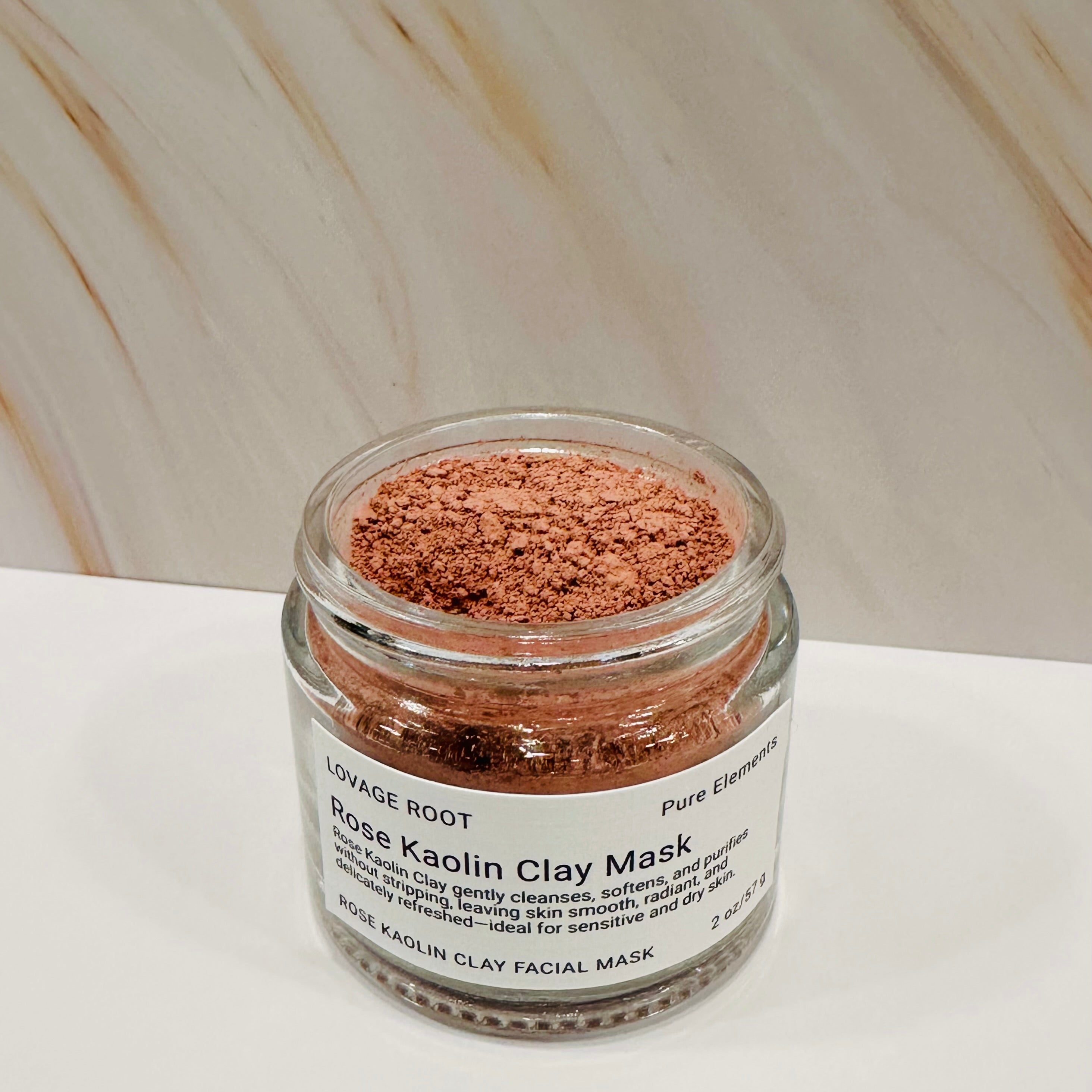 Facial Mask-Pure Rose Kaolin Clay