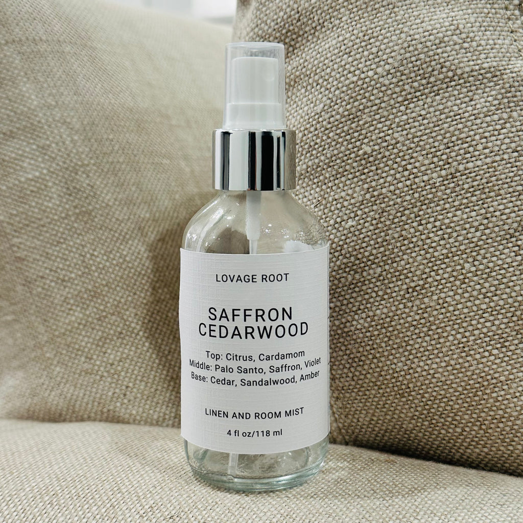 Linen and Room Mist-Saffron Cedarwood