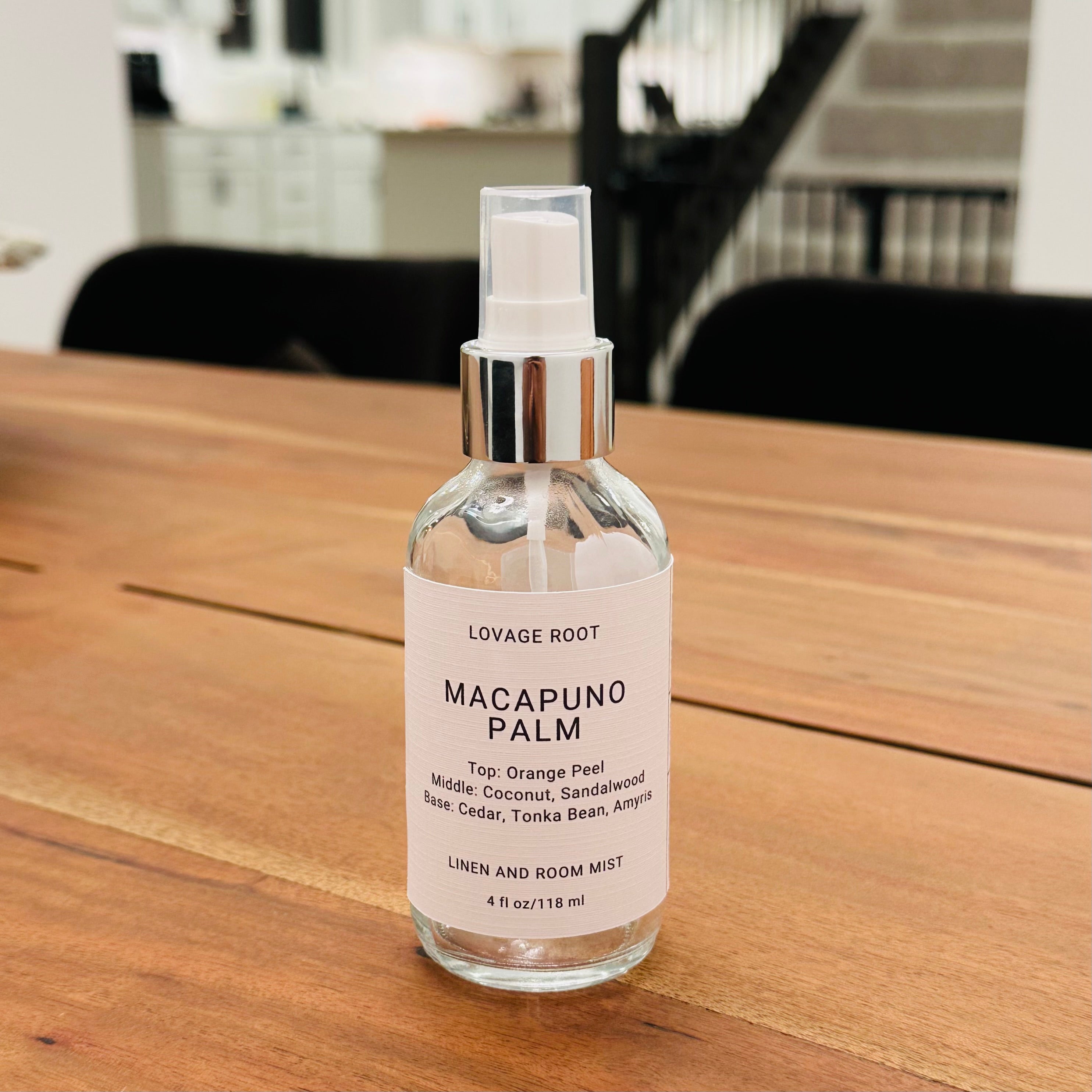 Linen and Room Mist-Macapuno Palm