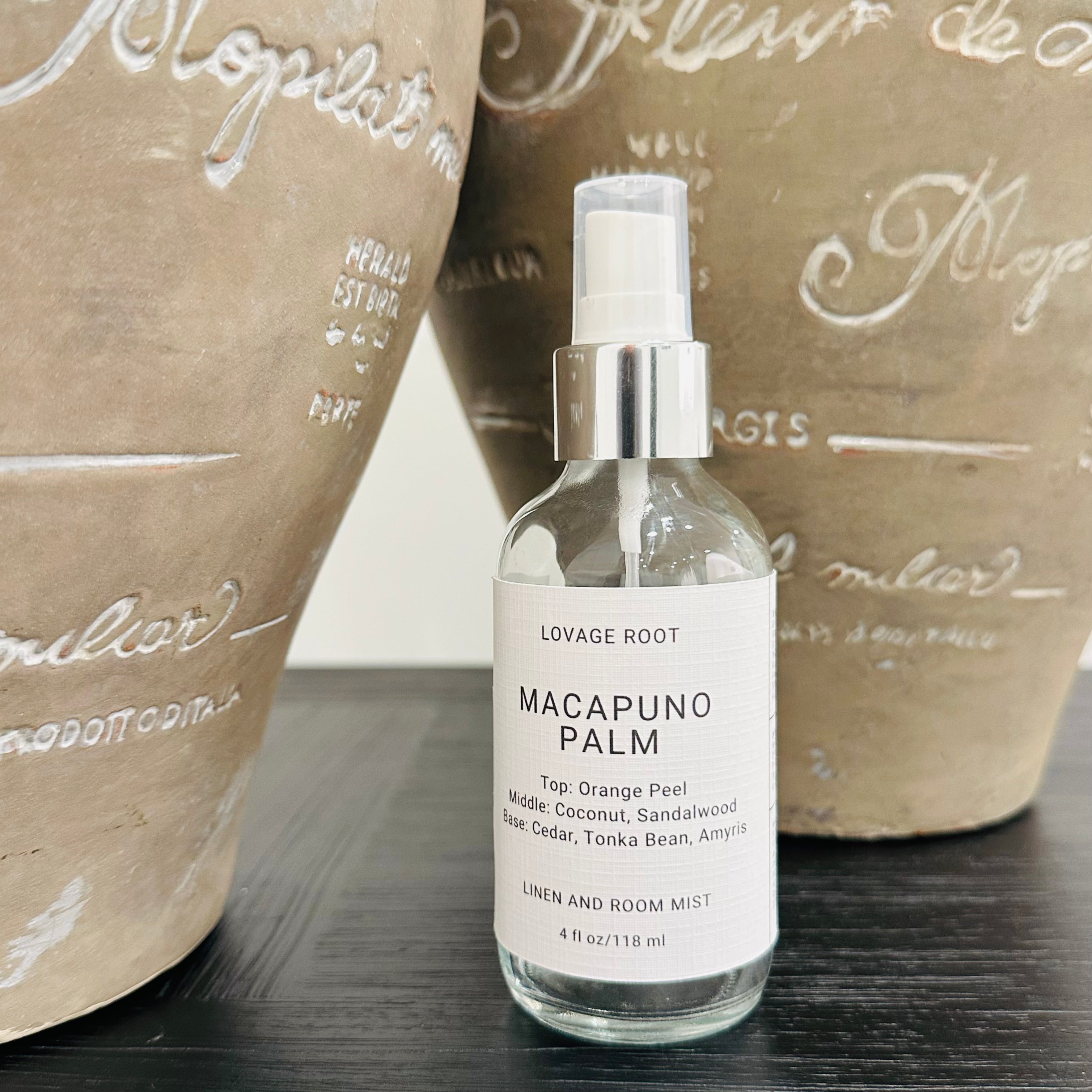 Linen and Room Mist-Macapuno Palm