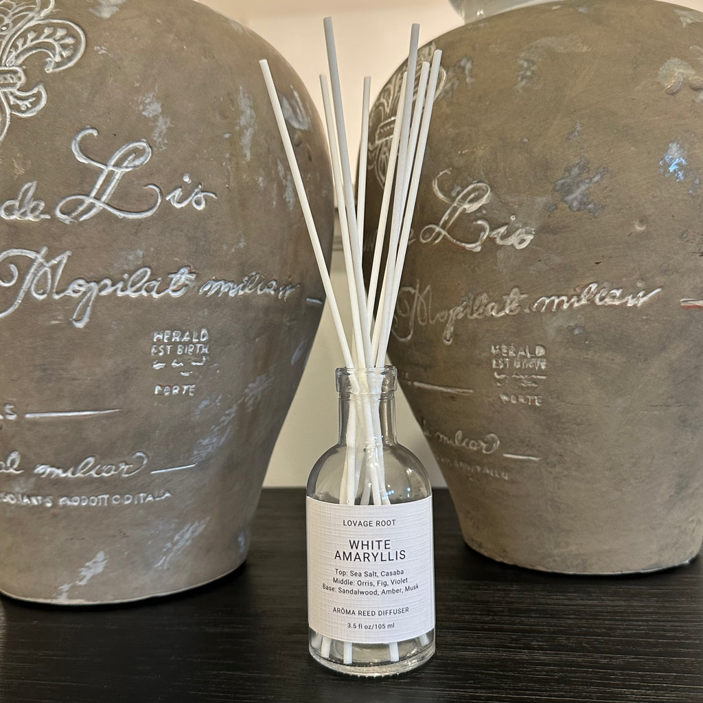 Arōma Reed Diffuser-White Amaryllis