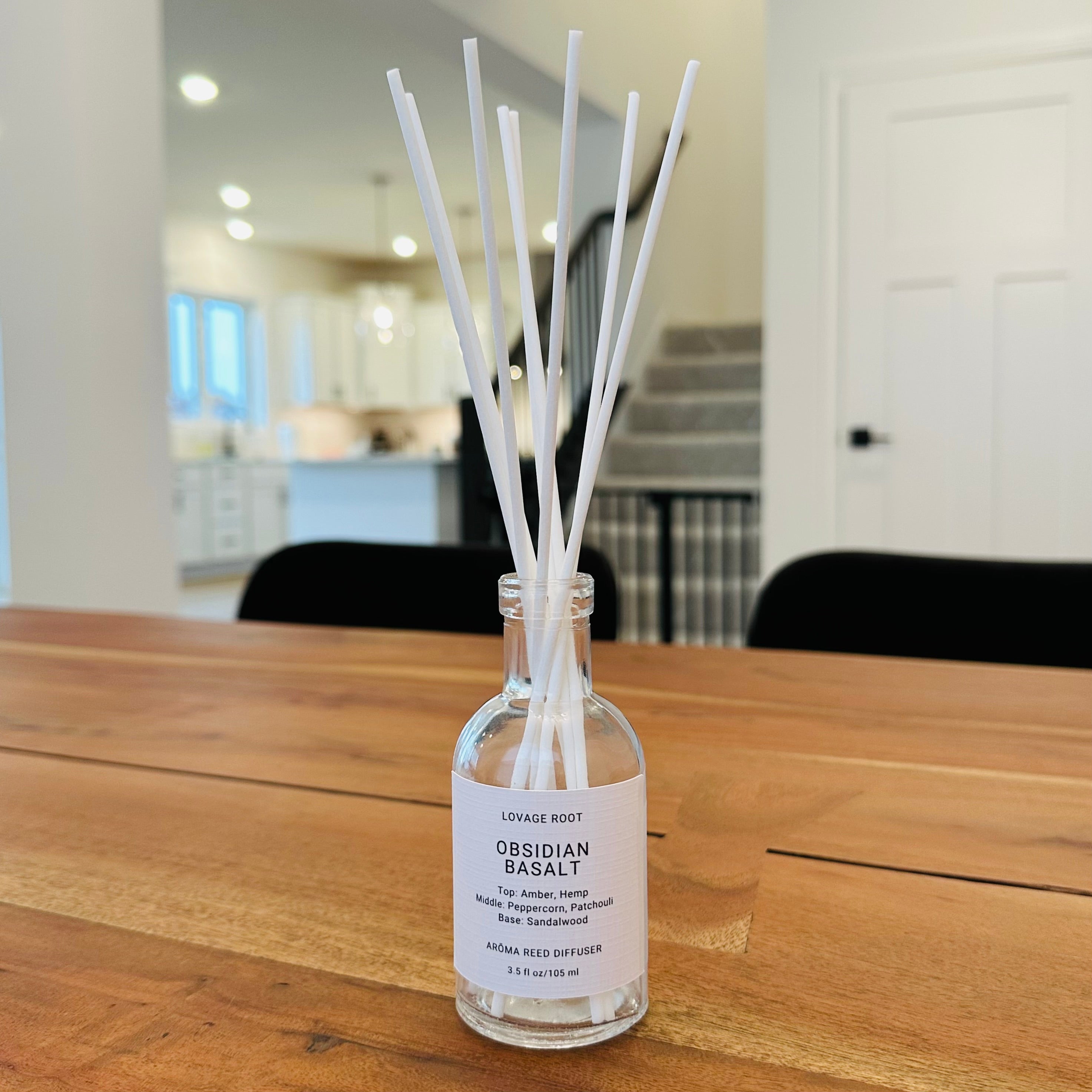 Arōma Reed Diffuser-Obsidian Basalt