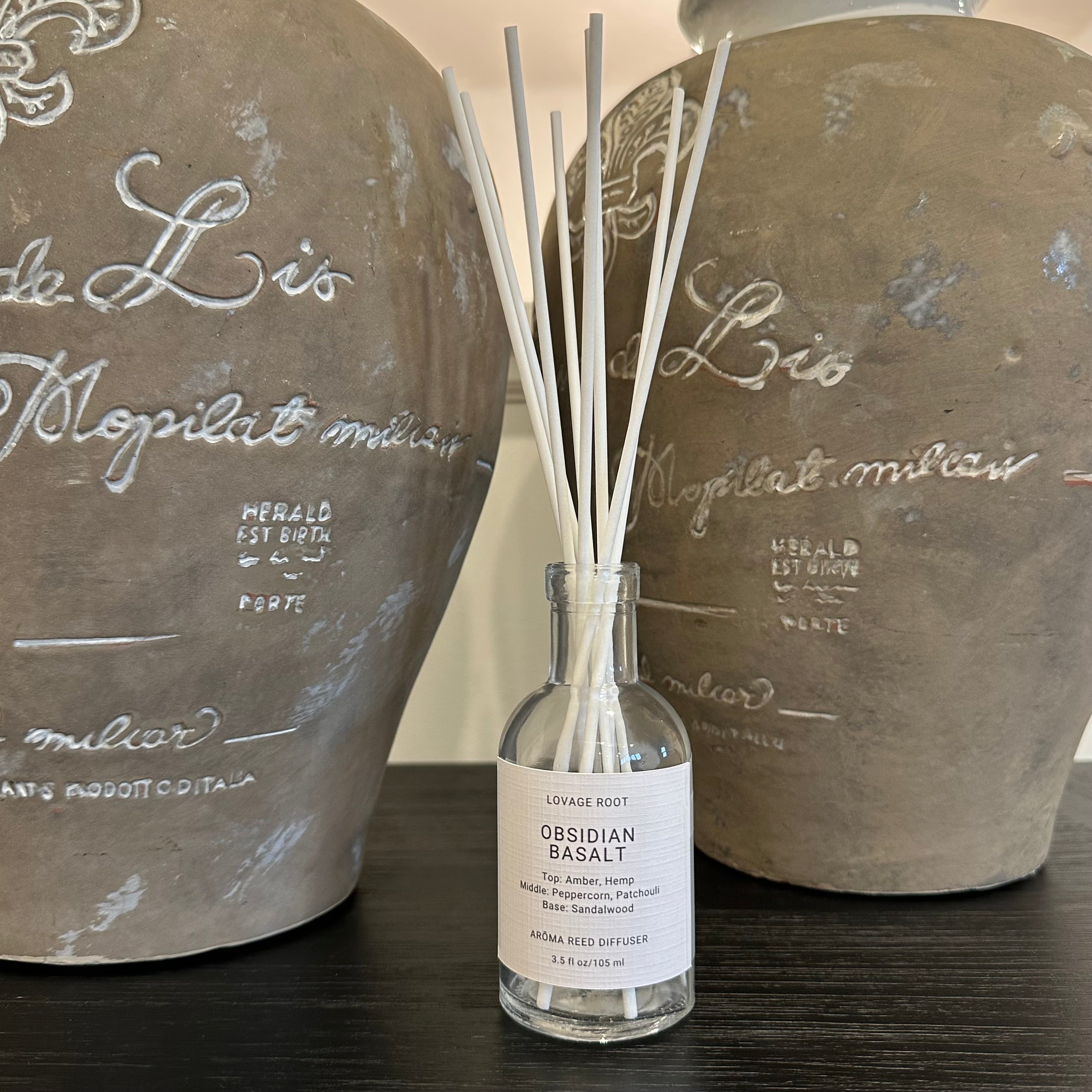 Arōma Reed Diffuser-Obsidian Basalt