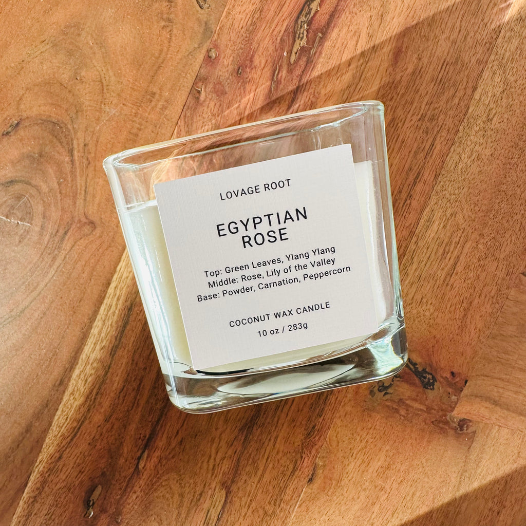 Coconut Wax Candle-Egyptian Rose
