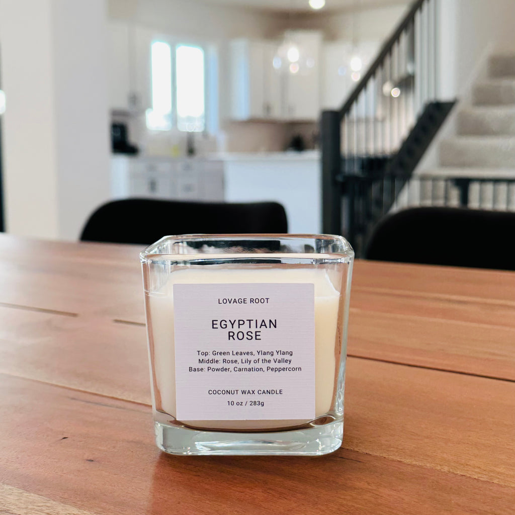 Coconut Wax Candle-Egyptian Rose