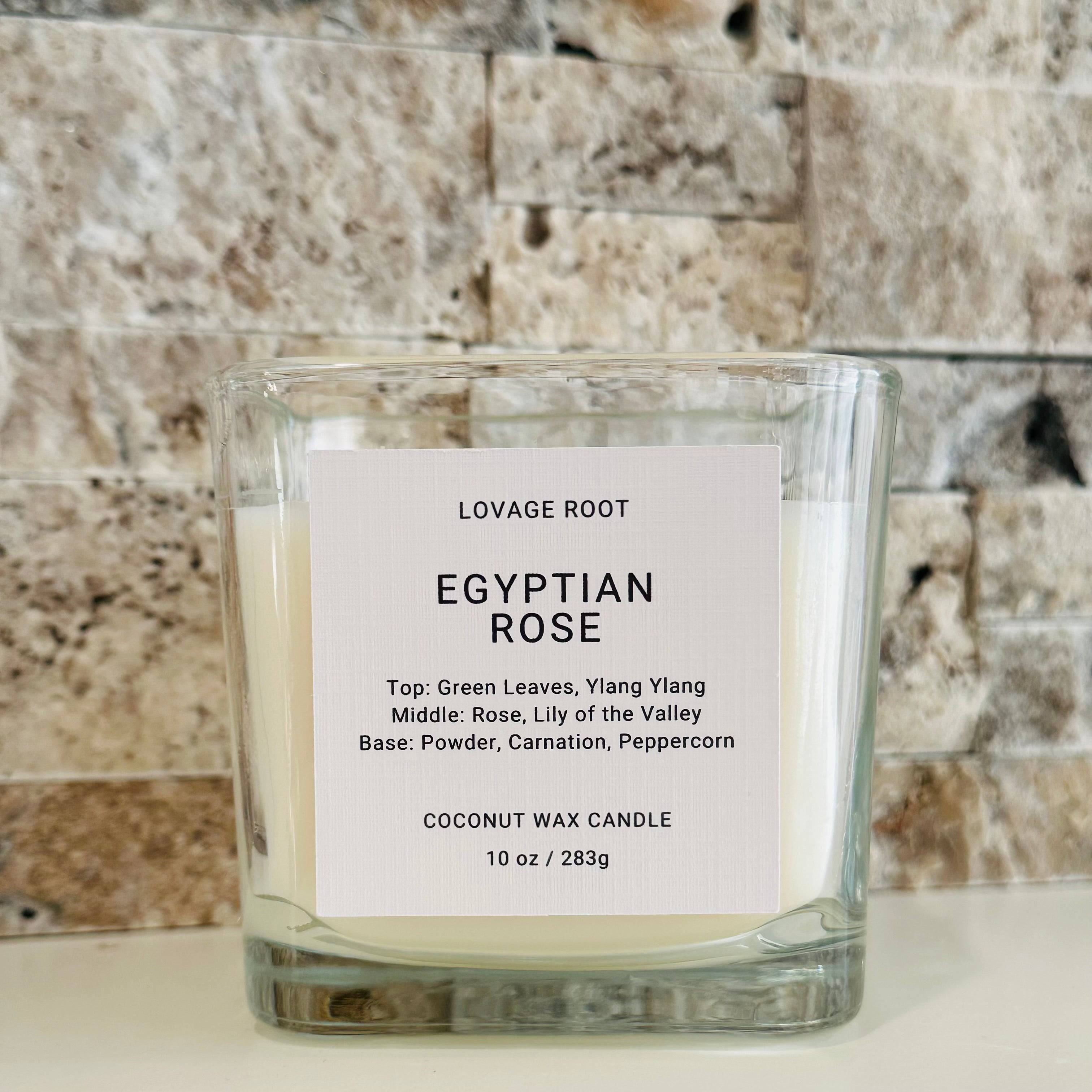 Coconut Wax Candle-Egyptian Rose