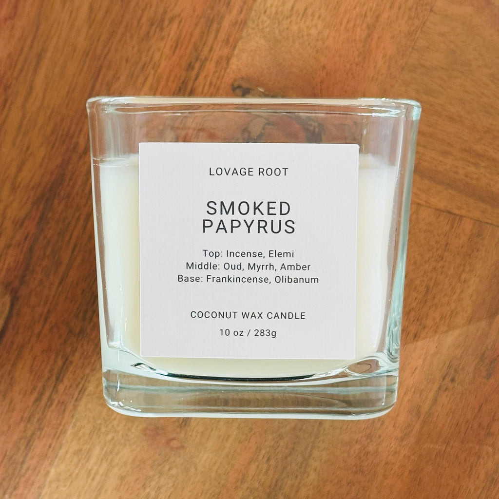 Coconut Wax Candle-Smoked Papyrus