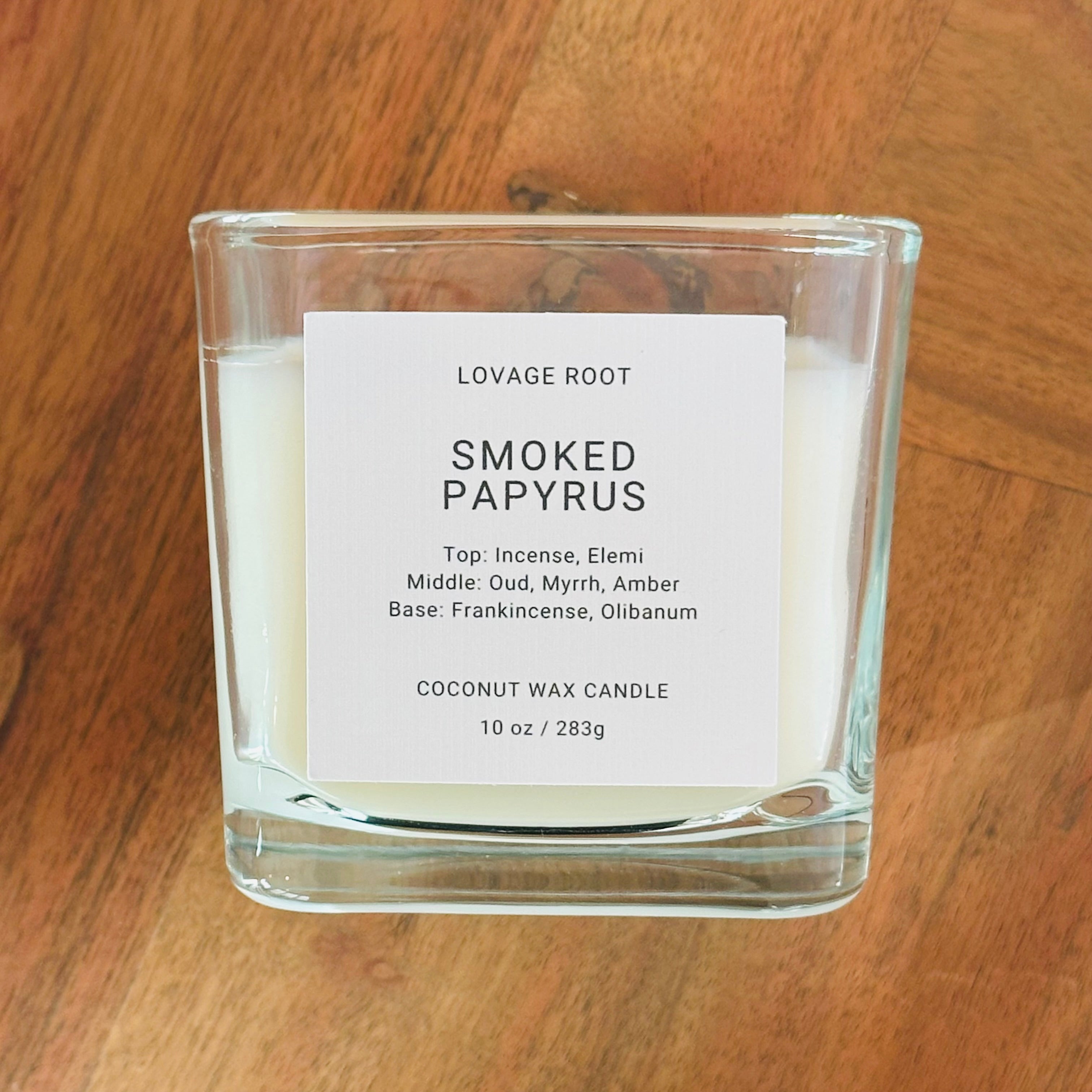 Coconut Wax Candle-Smoked Papyrus