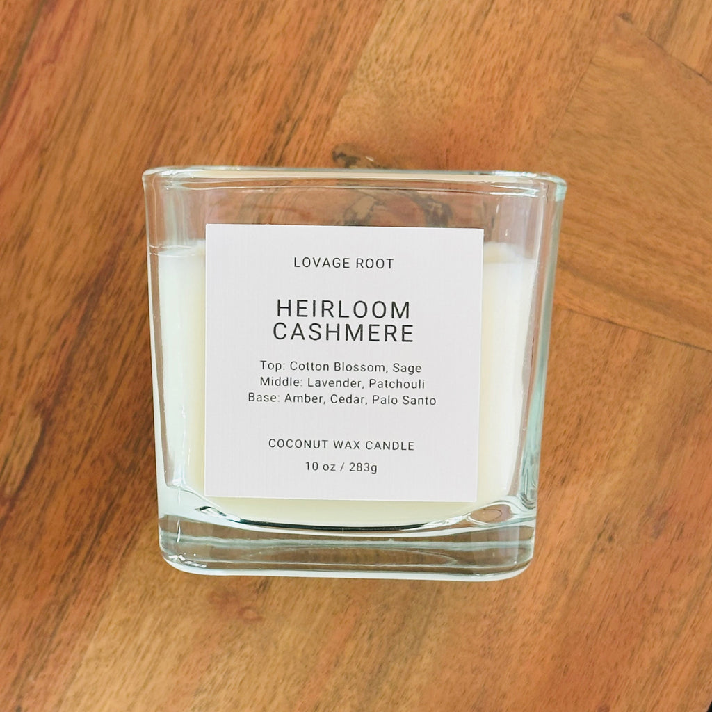 Coconut Wax Candle-Heirloom Cashmere