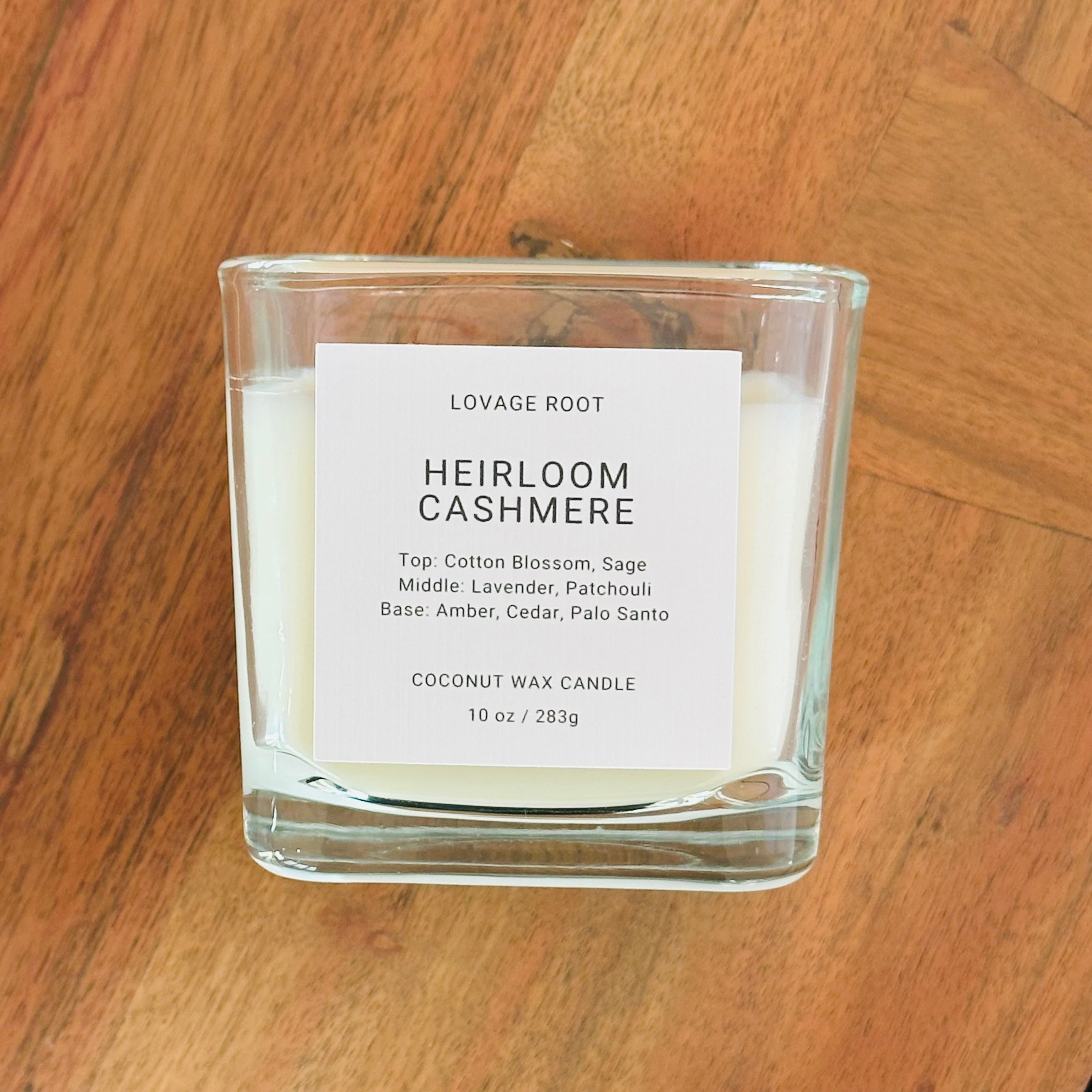 Coconut Wax Candle-Heirloom Cashmere