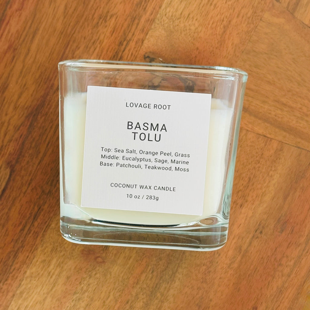 Coconut Wax Candle-Basma Tolu