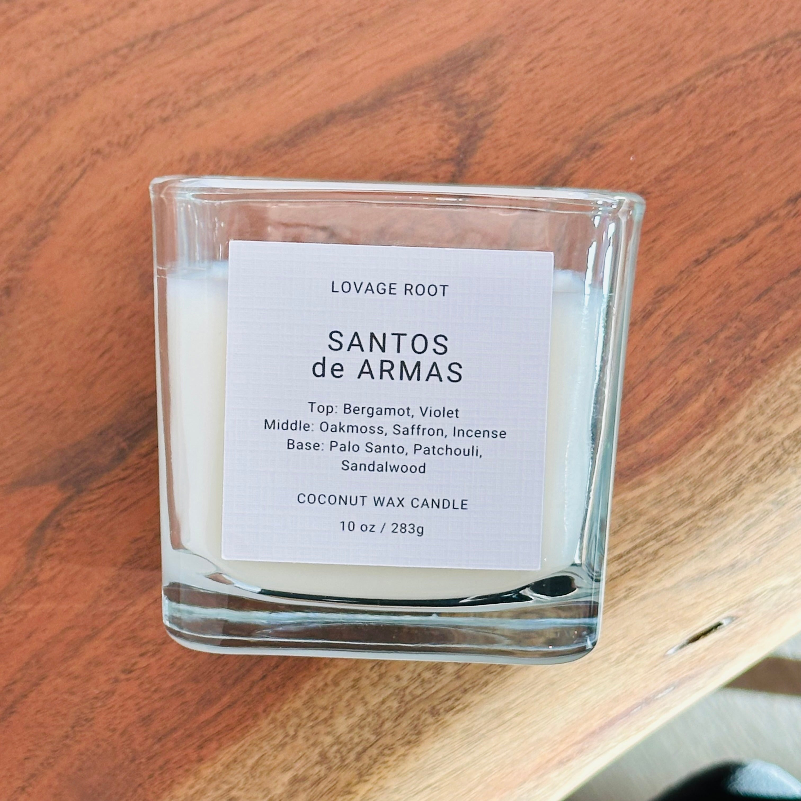Coconut Wax Candle-Santos de Armas