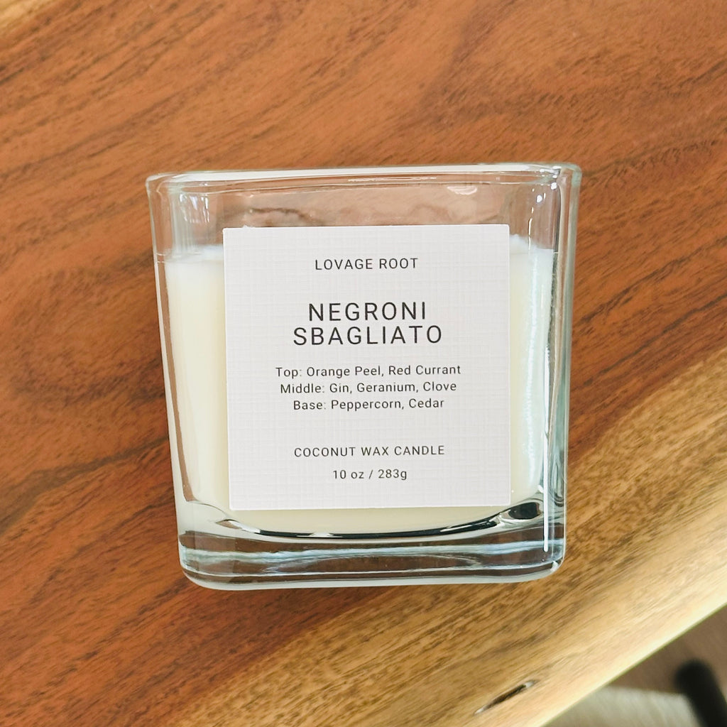 Coconut Wax Candle-Negroni Sbagliato