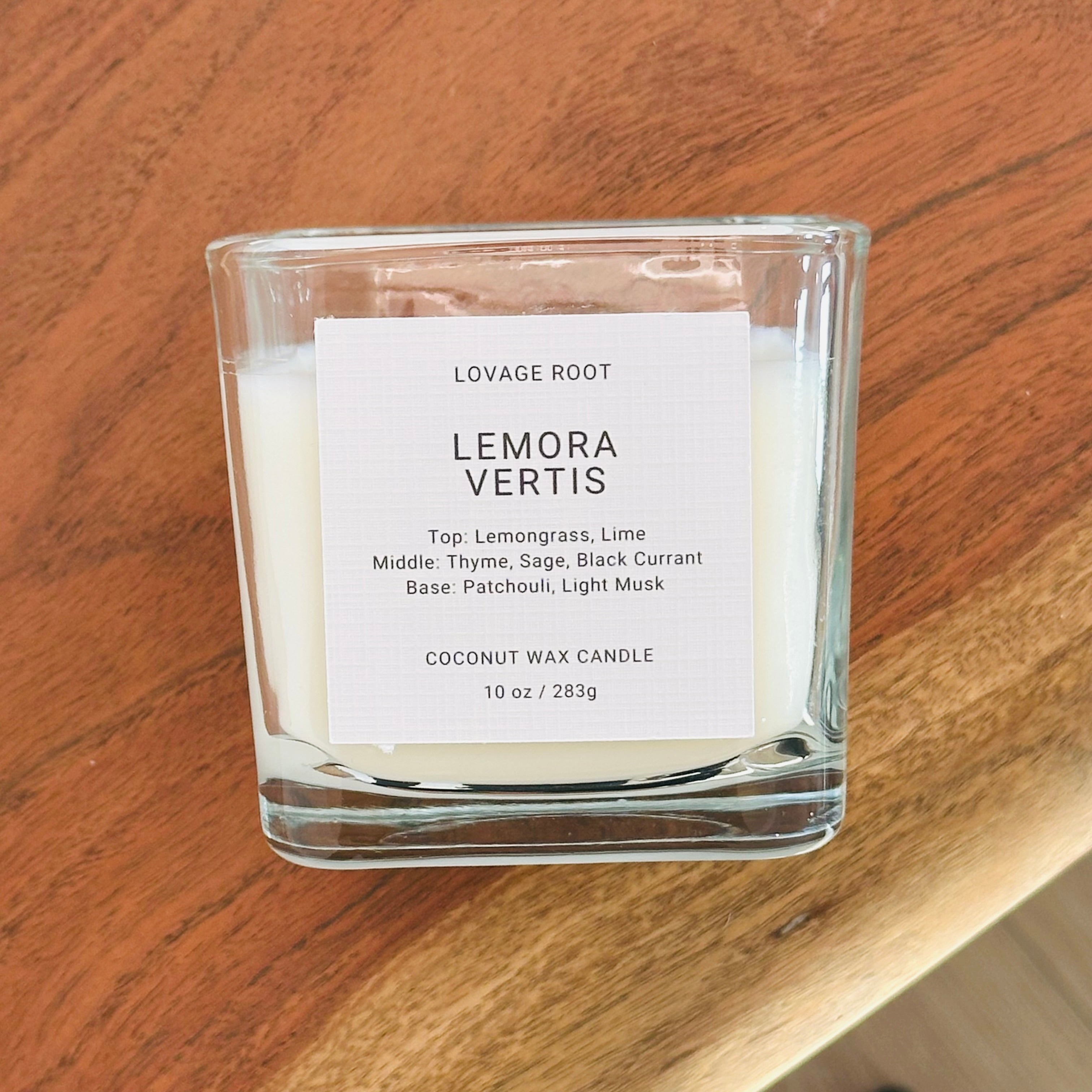 Coconut Wax Candle-Lemora Vertis