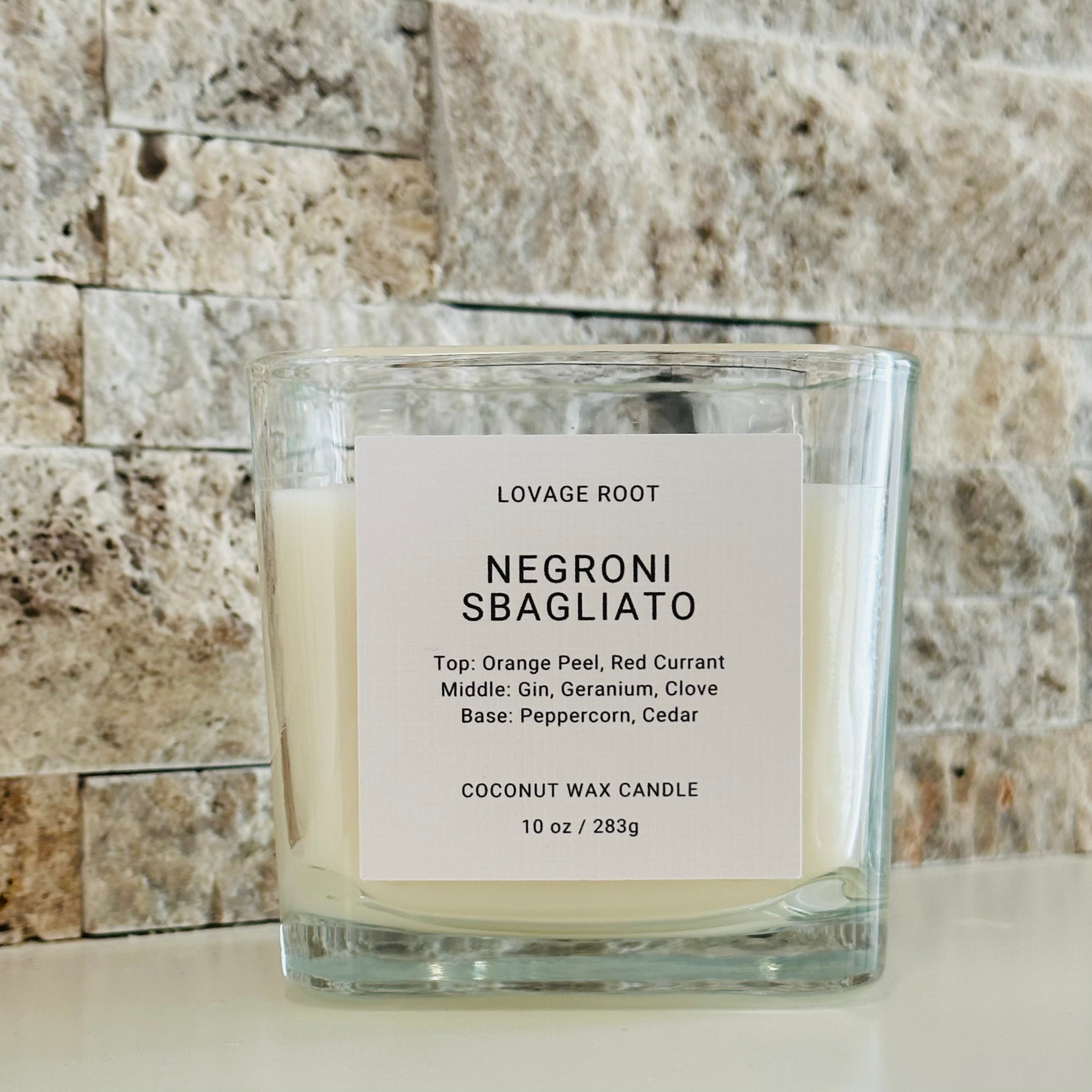 Coconut Wax Candle-Negroni Sbagliato
