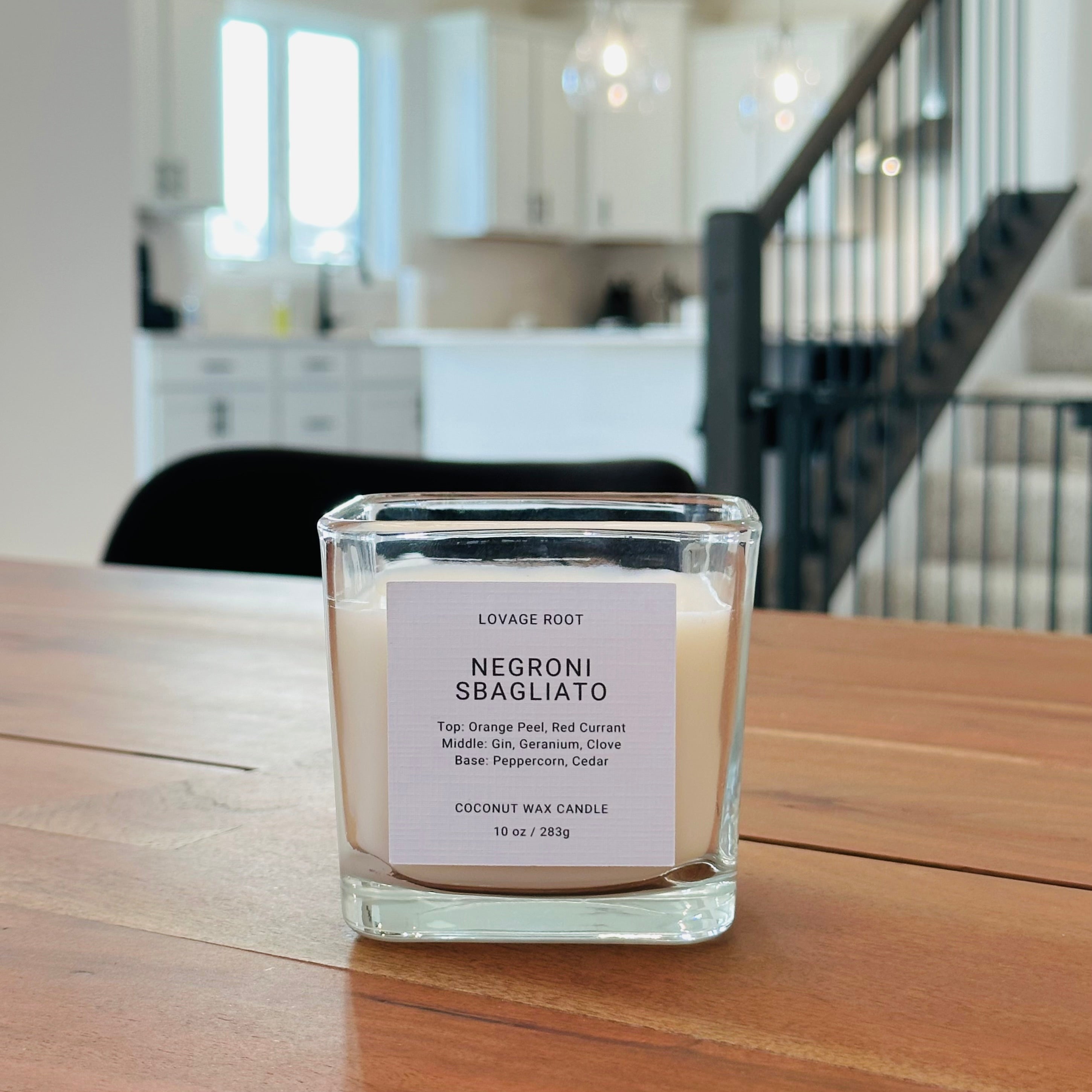 Coconut Wax Candle-Negroni Sbagliato