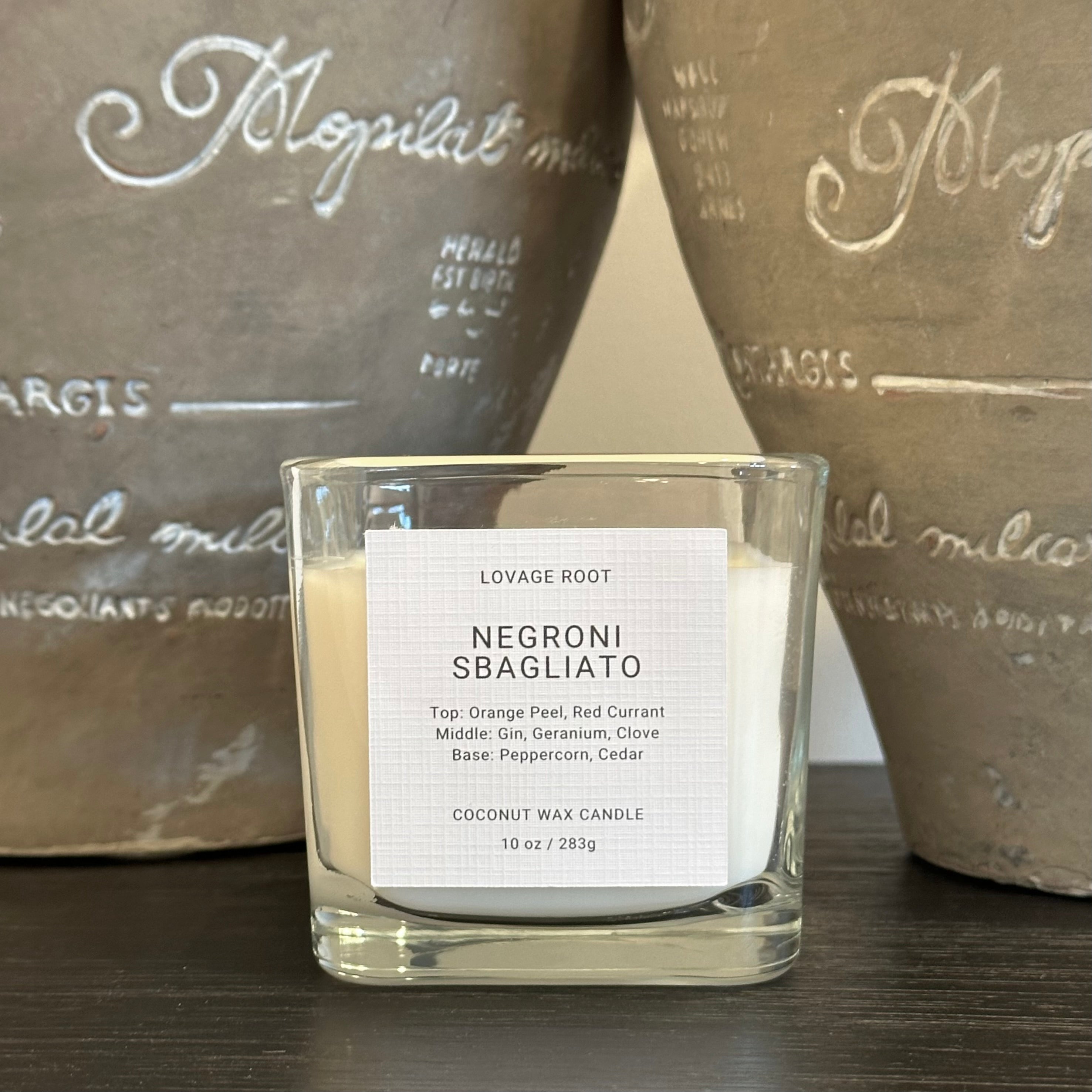 Coconut Wax Candle-Negroni Sbagliato