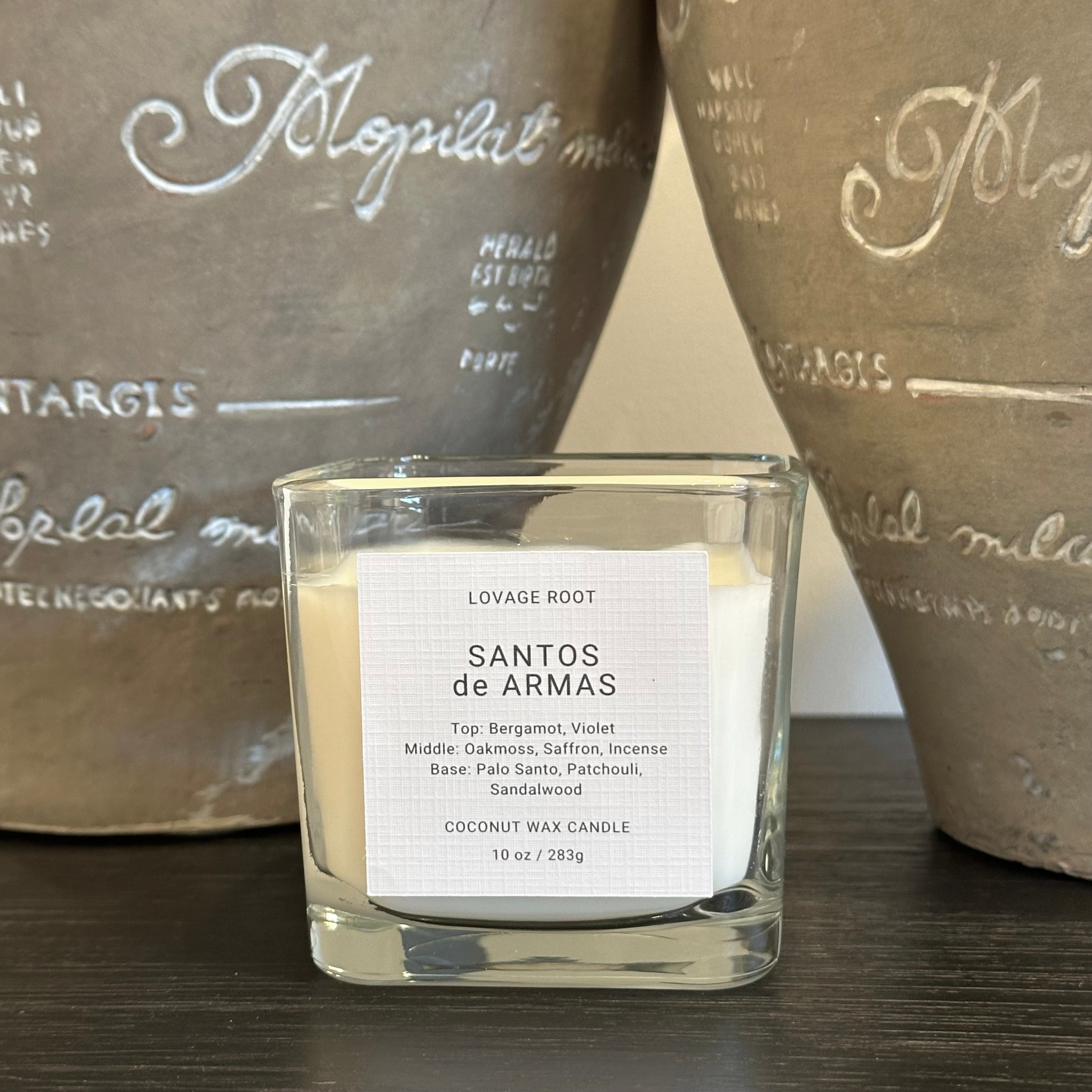 Coconut Wax Candle-Santos de Armas