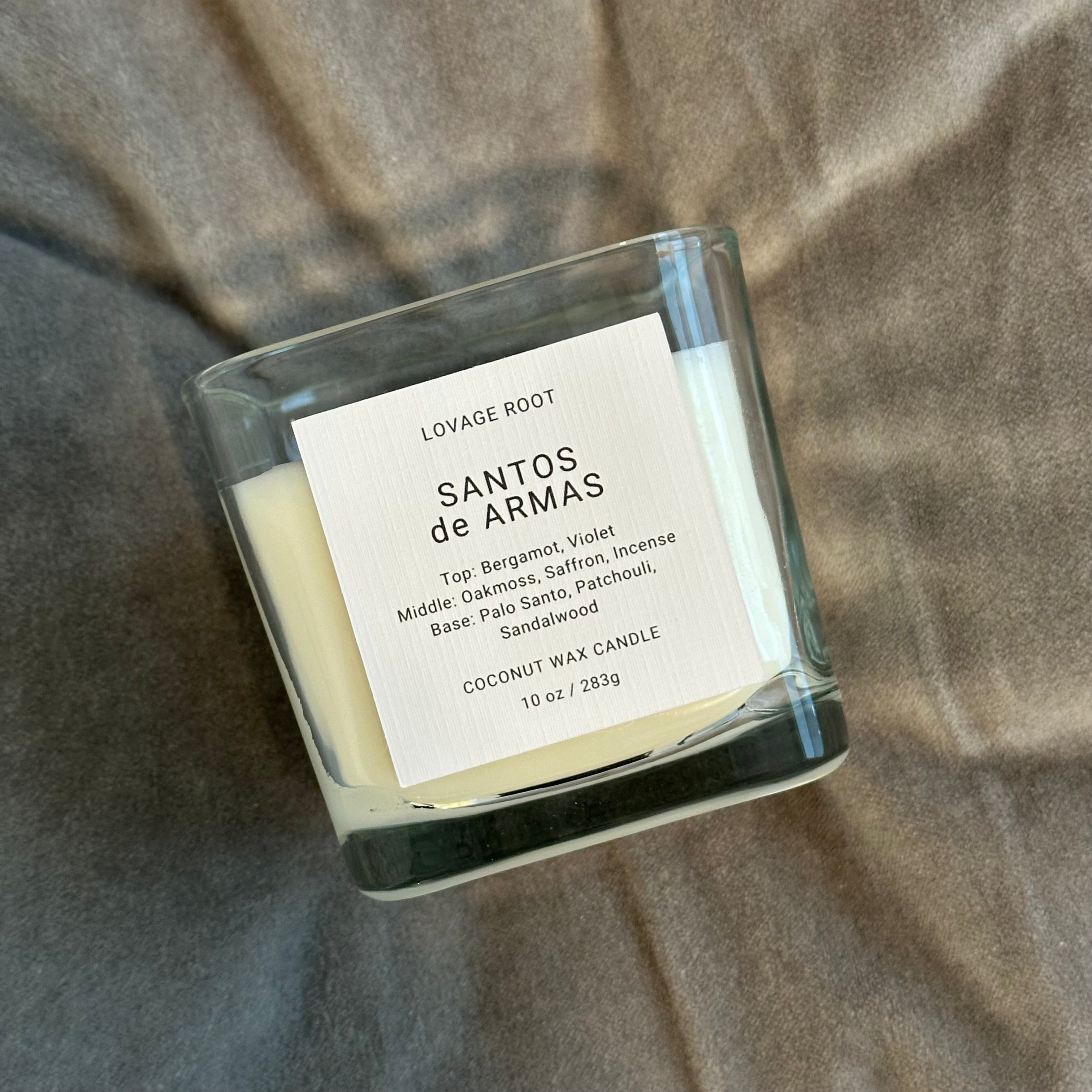 Coconut Wax Candle-Santos de Armas