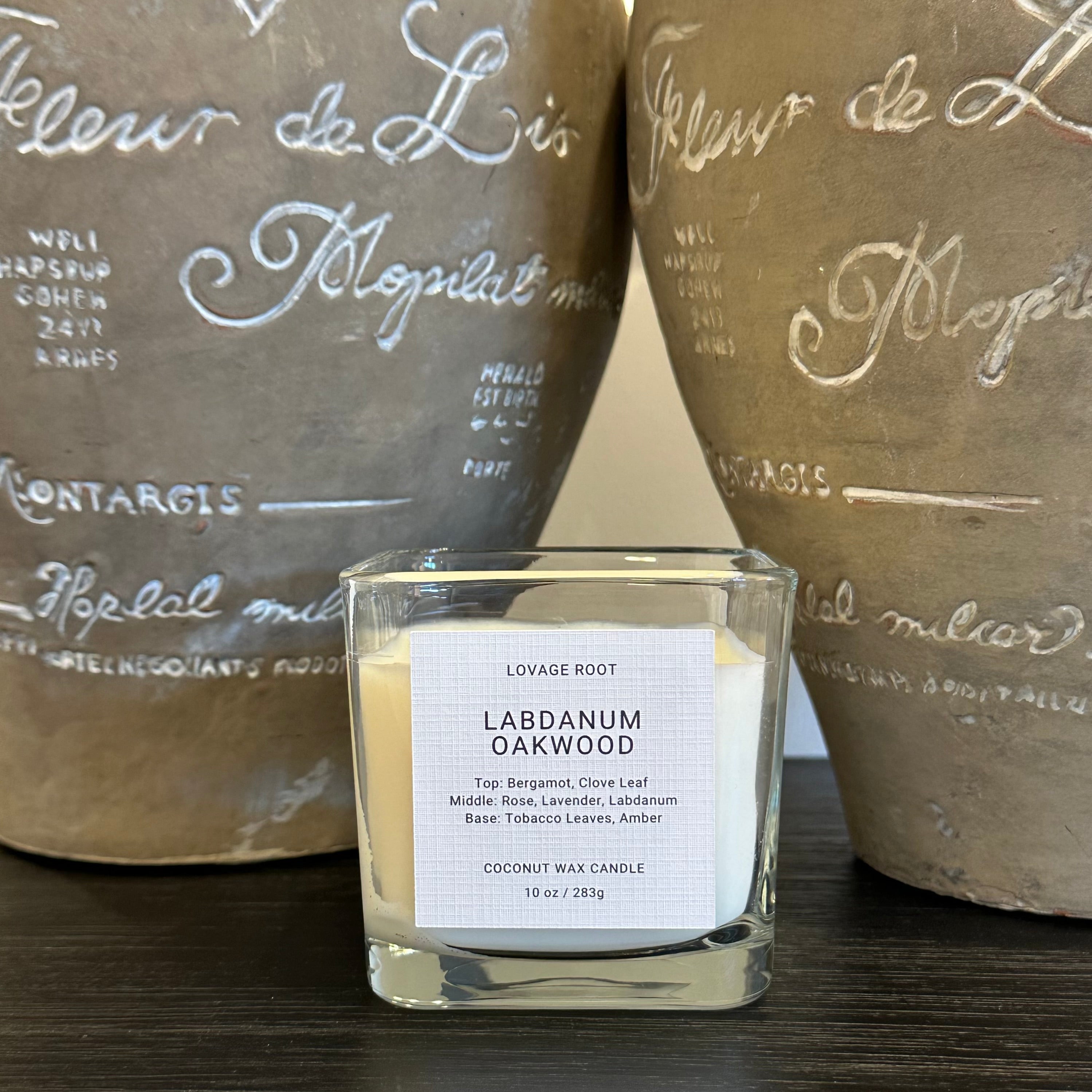 Coconut Wax Candle-Labdanum Oakwood